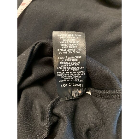 Rachel Roy Black Dress Short Sleeve Drawstring Waist XXL Casual Soft Comfy LBD - Picture 5 of 8